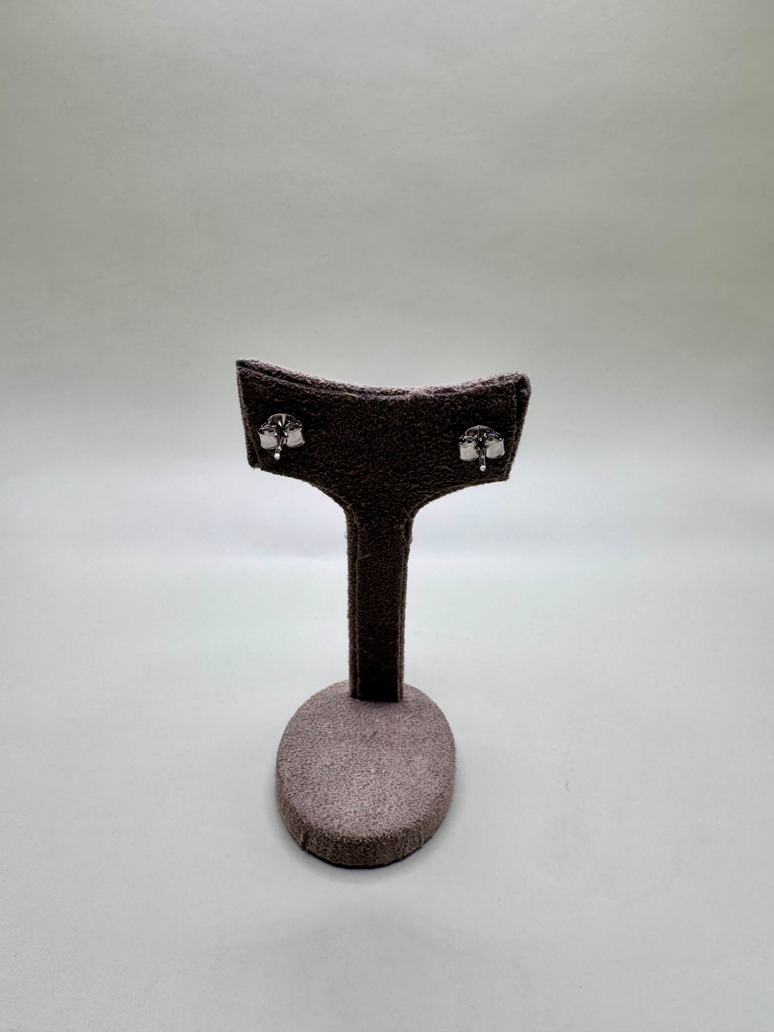 BLUE TOPAZ FLOWER EARRINGS