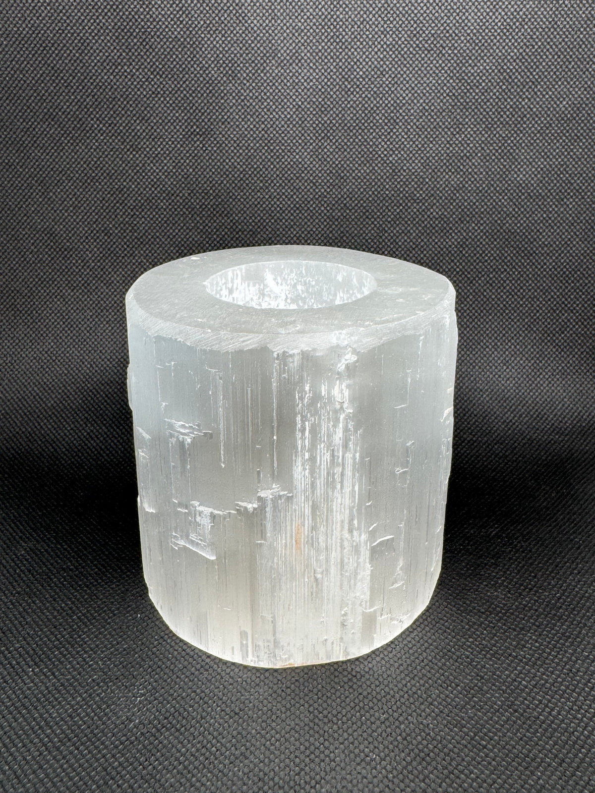 Selenite Candle Holder