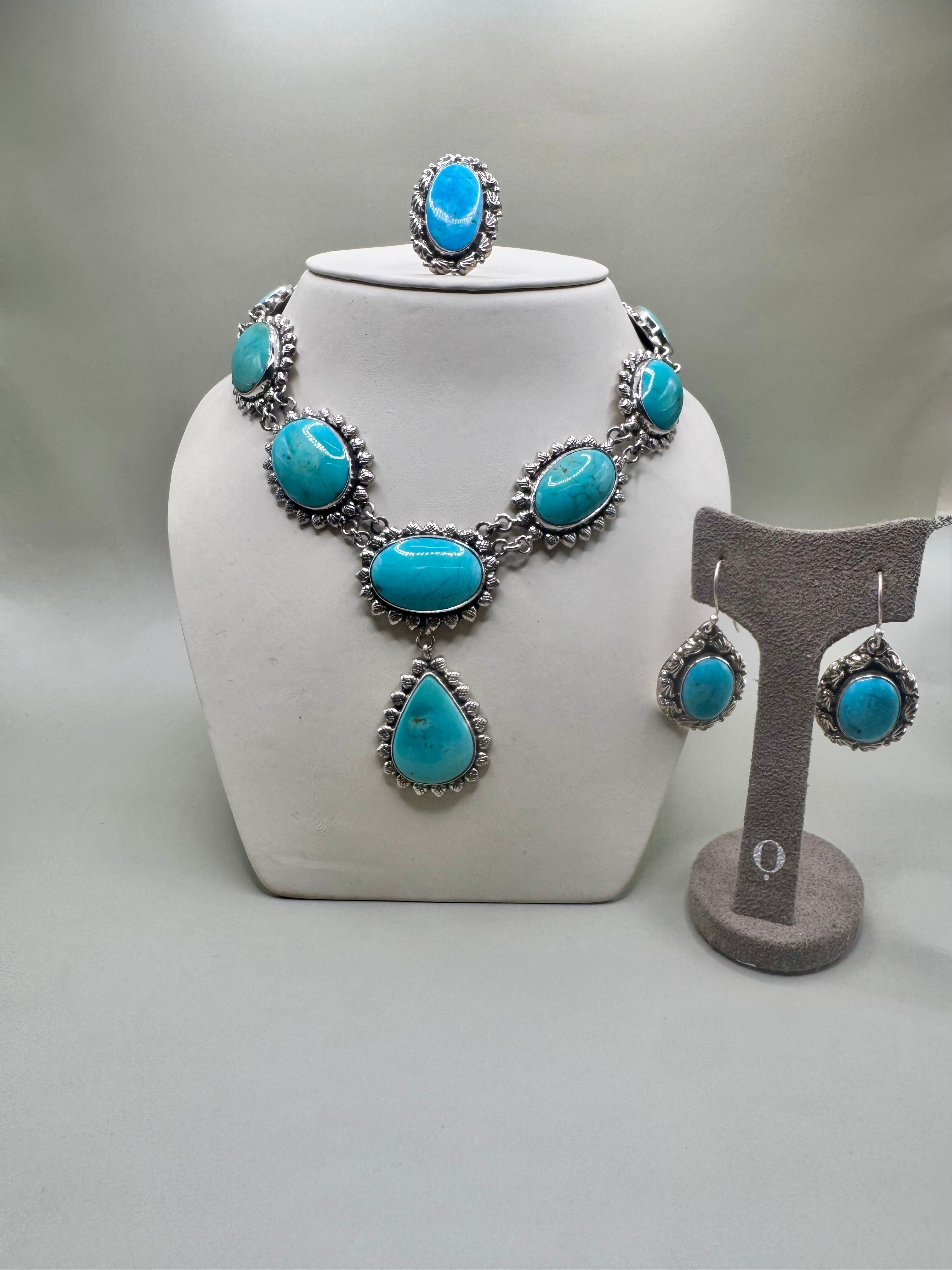 KINGSMAN TURQUOISE SILVER SET