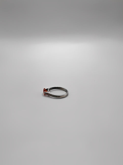 CARNELIAN SILVER RING