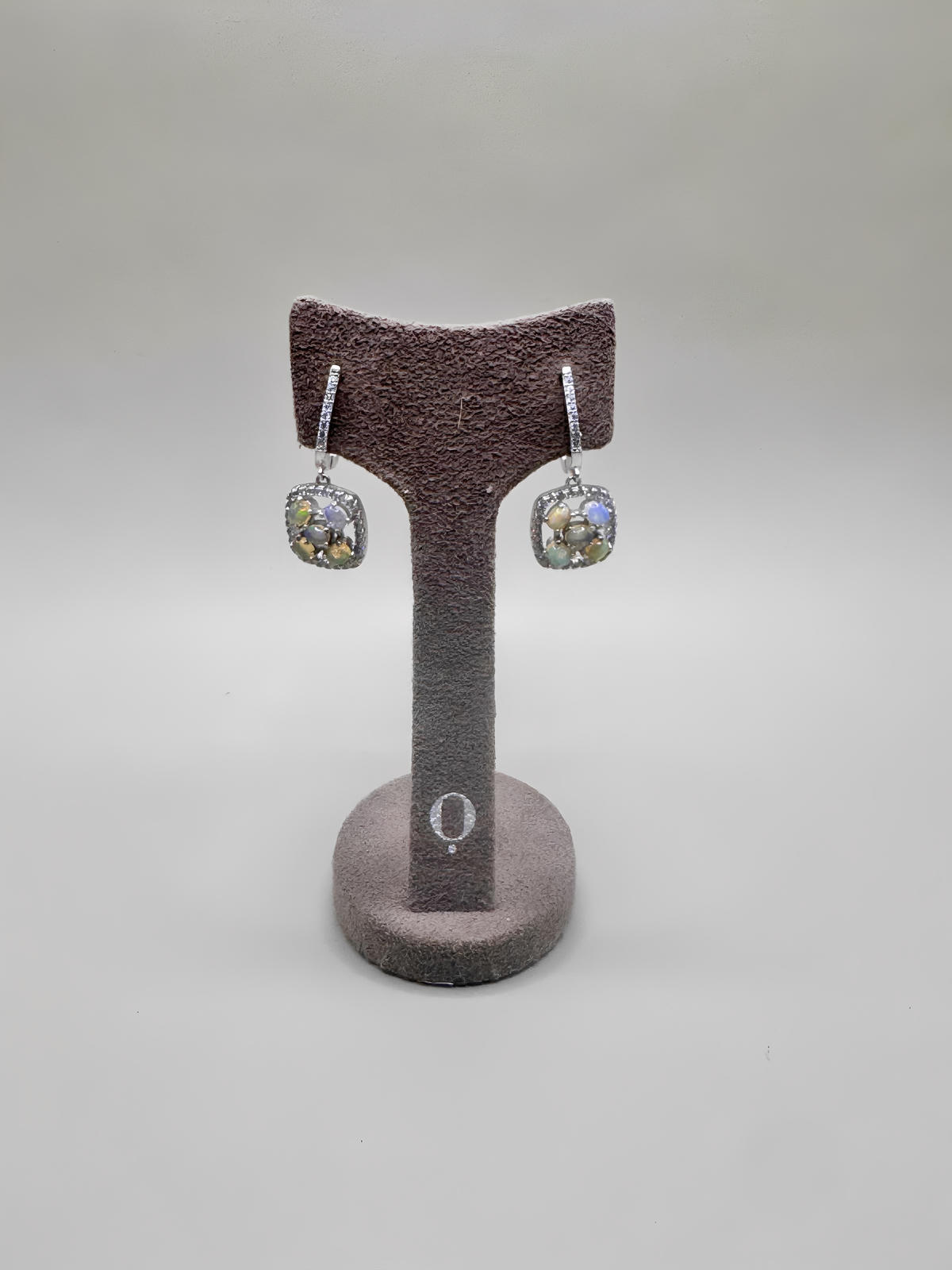 FIRE OPAL AND BLUE SAPPHIRE SET