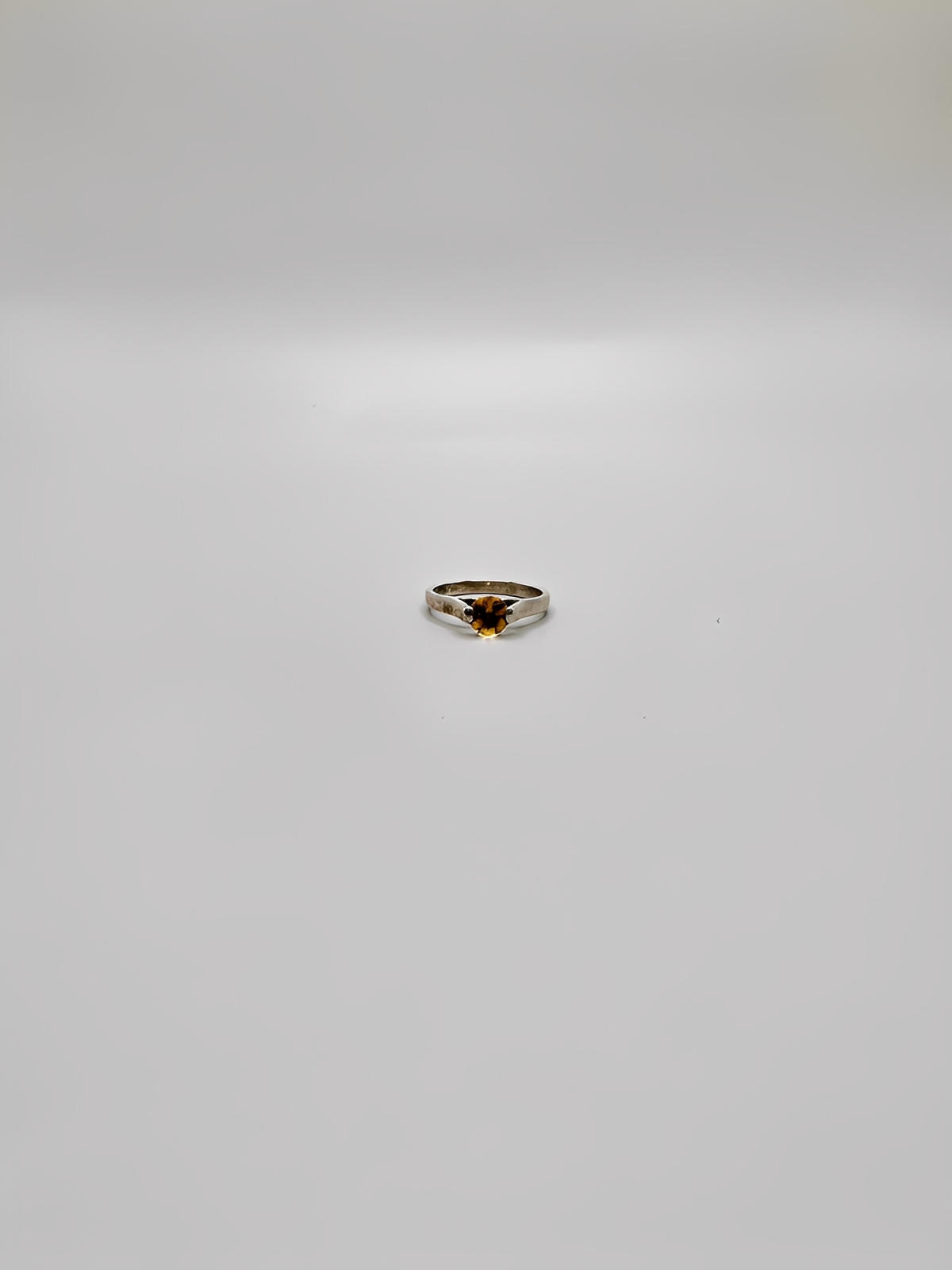 CITRINE SILVER RING
