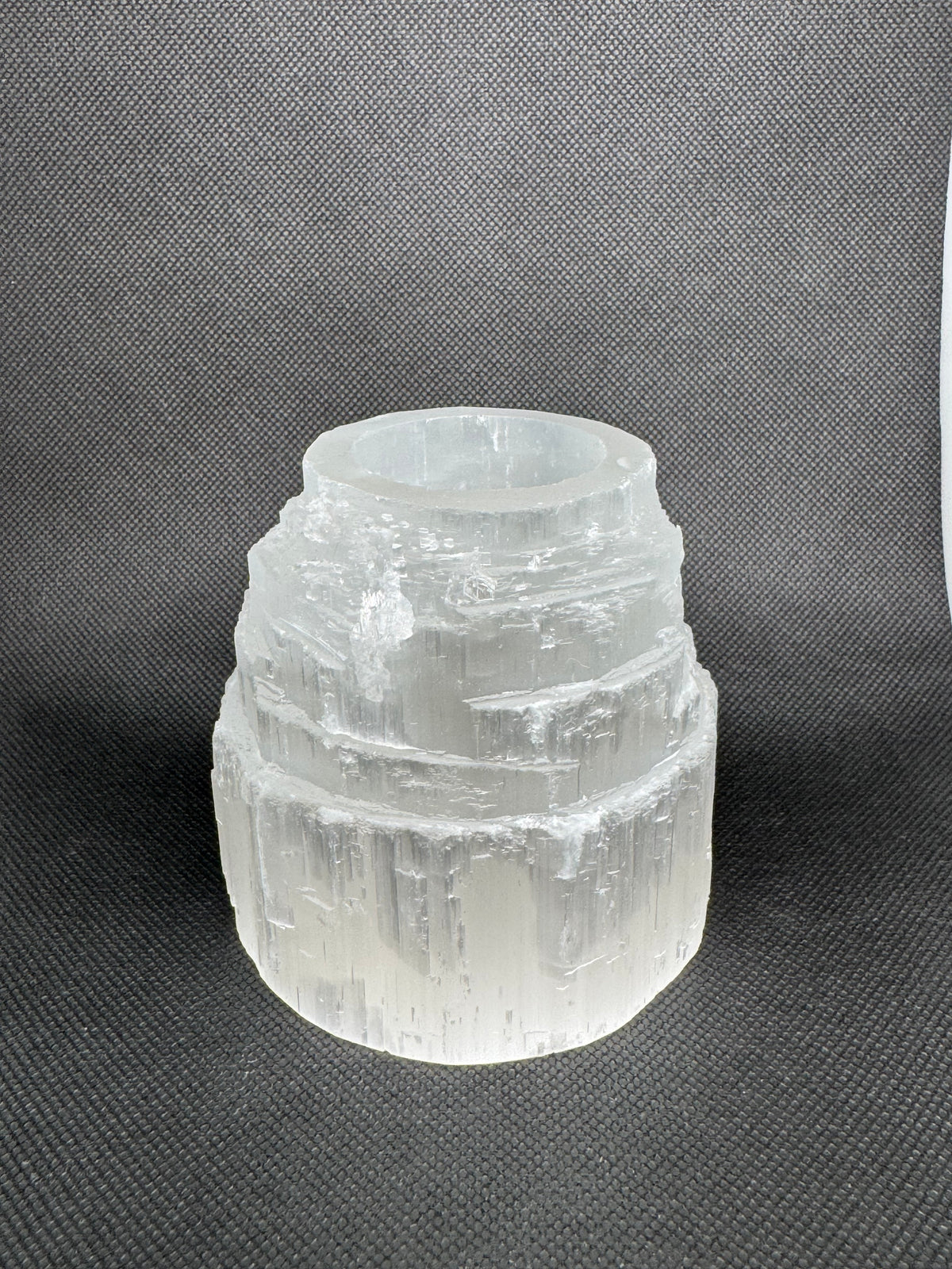 Selenite Candle Holder