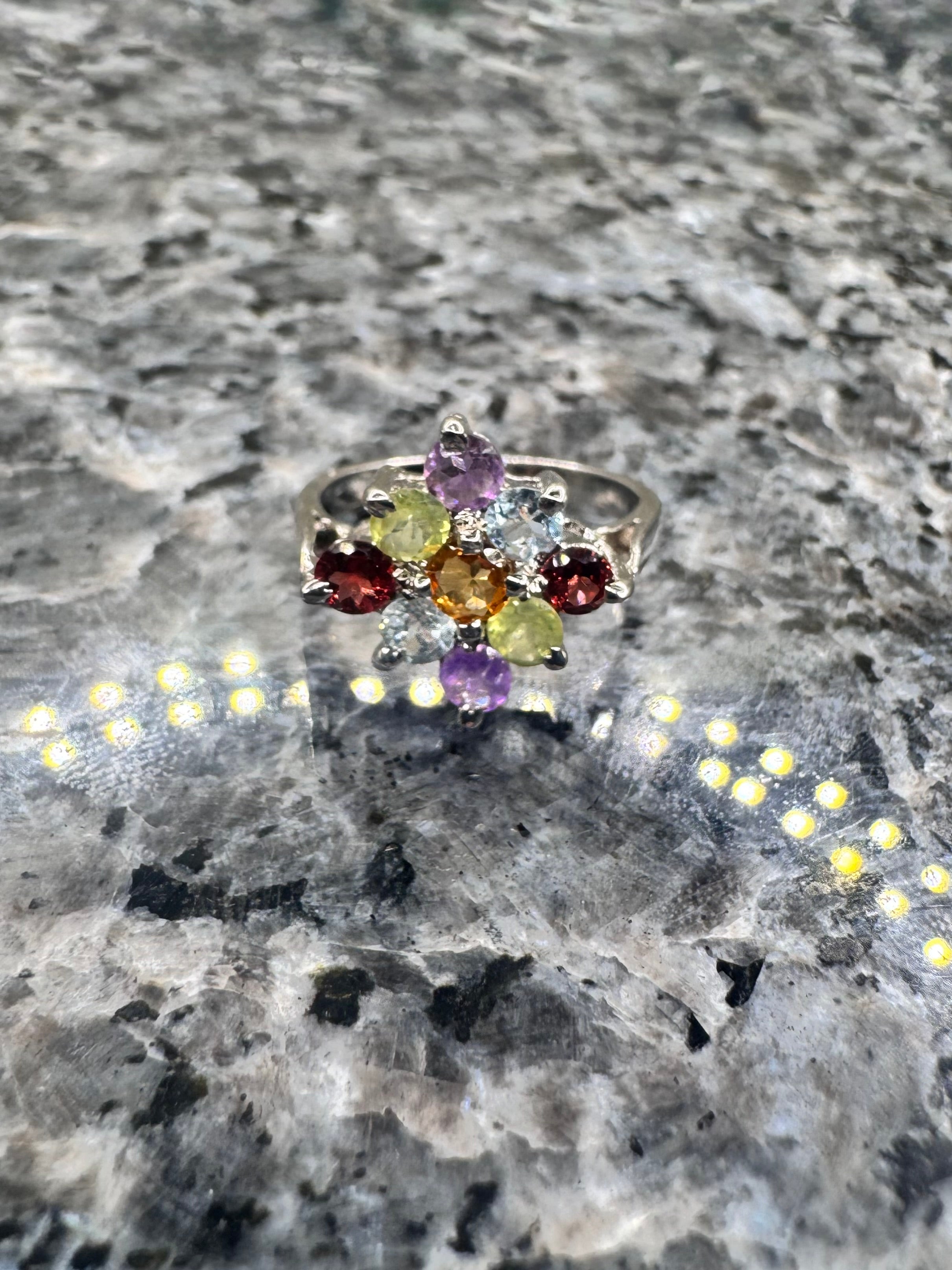MULTI-GEM RING