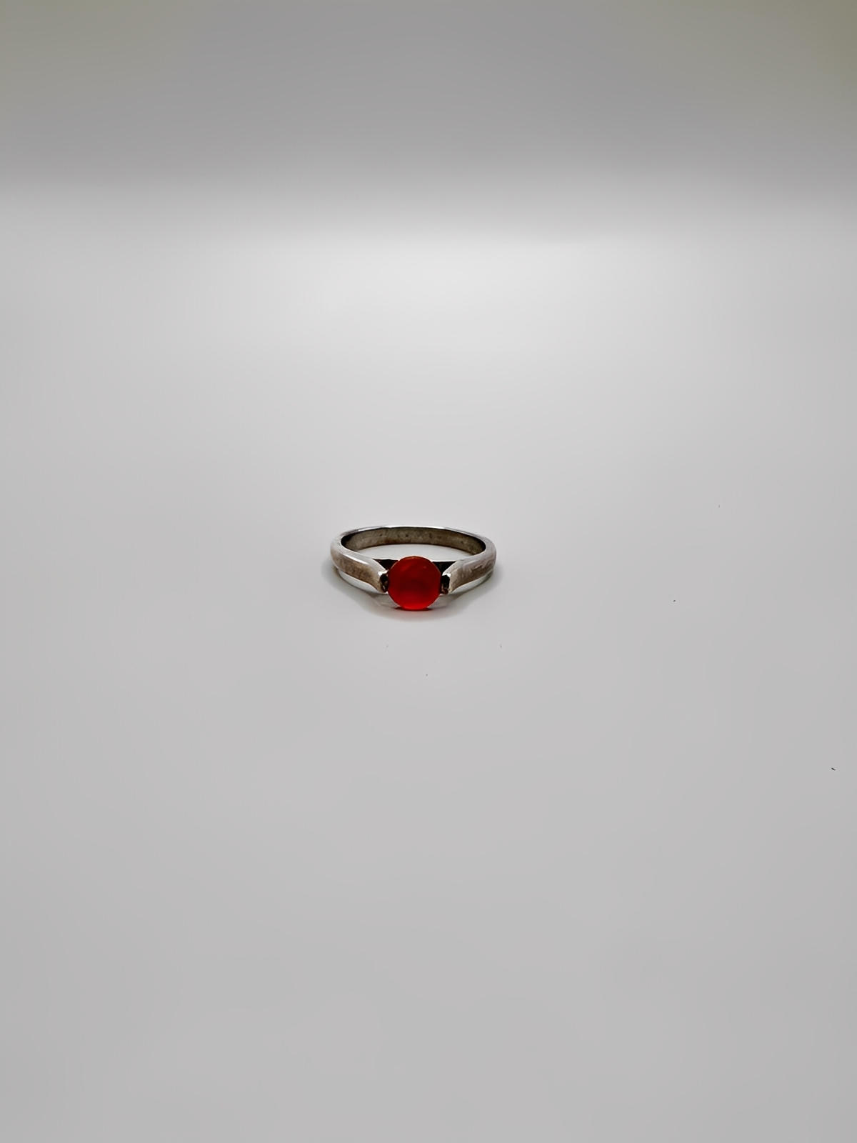 CARNELIAN SILVER RING