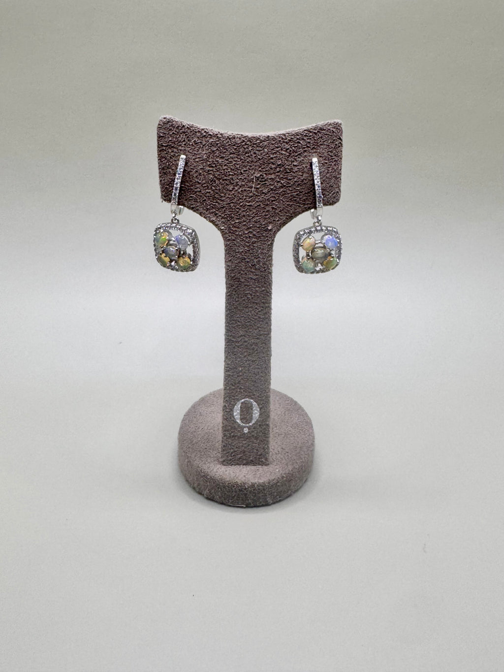 FIRE OPAL AND BLUE SAPPHIRE SET